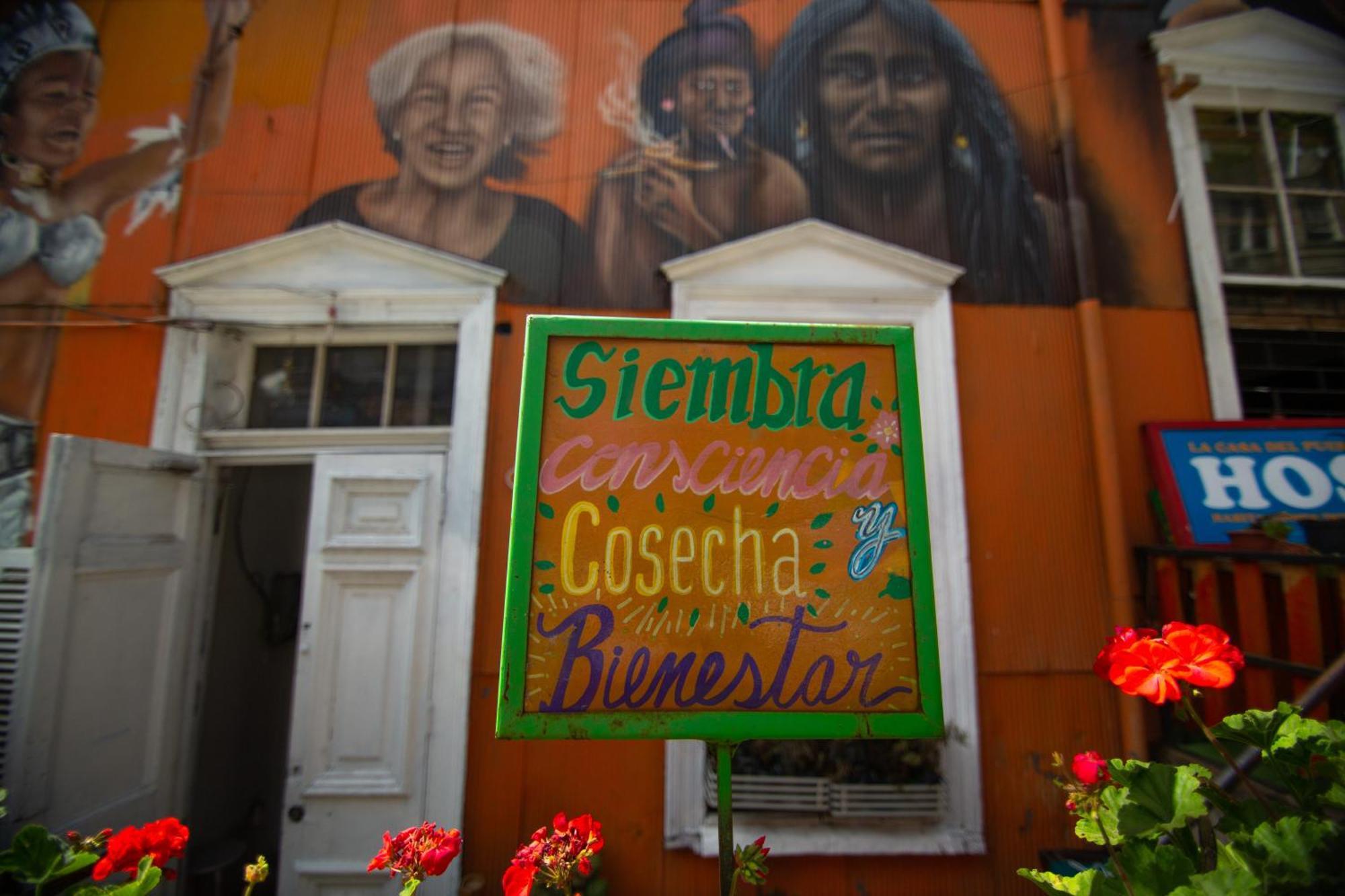 La Casa Del Puerto, Hostal Cultural, Cerro Alegre Valparaíso Eksteriør bilde