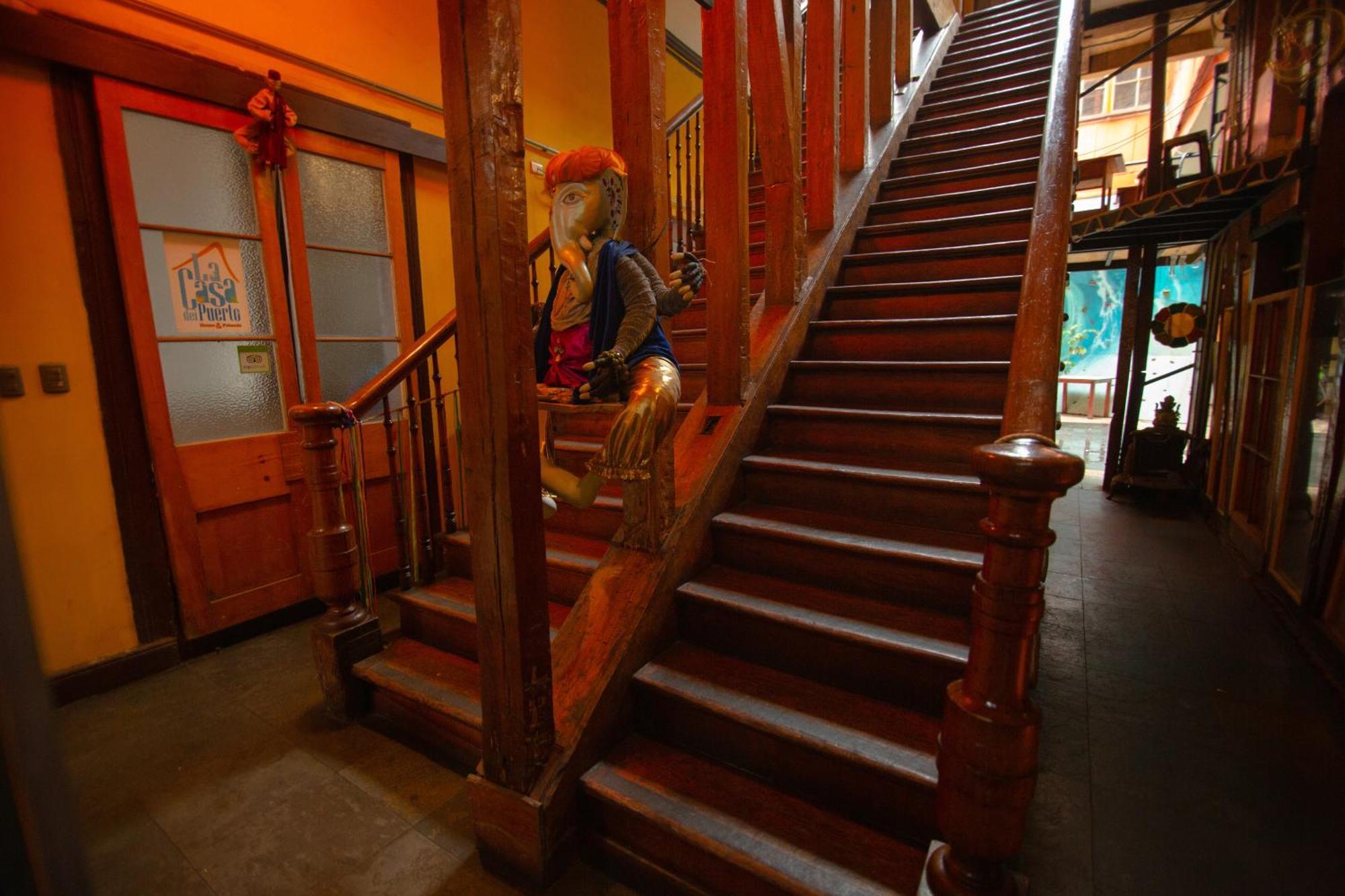 La Casa Del Puerto, Hostal Cultural, Cerro Alegre Valparaíso Eksteriør bilde
