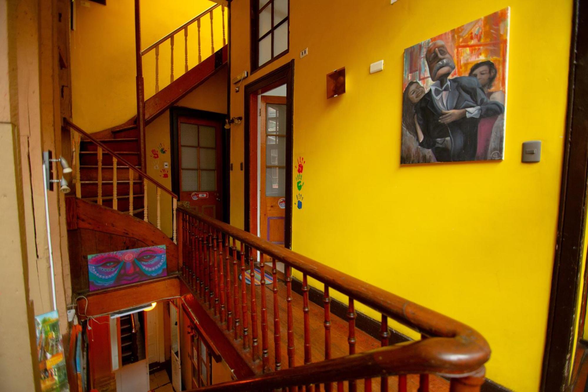 La Casa Del Puerto, Hostal Cultural, Cerro Alegre Valparaíso Eksteriør bilde
